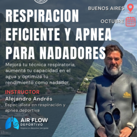 Respiración eficiente y apnea para nadadores